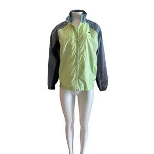 Adidas womens Full Zip Nylon Vintage Track Jacket Size M